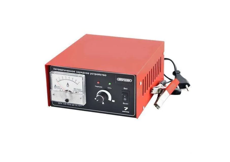 Зарядное устройство аккумулятора 7А для АКБ 12В до  95А*ч SKYWAY S03801001