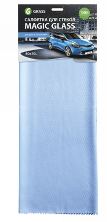 Салфетка микрофибра 40*50см GRASS Magic Glass