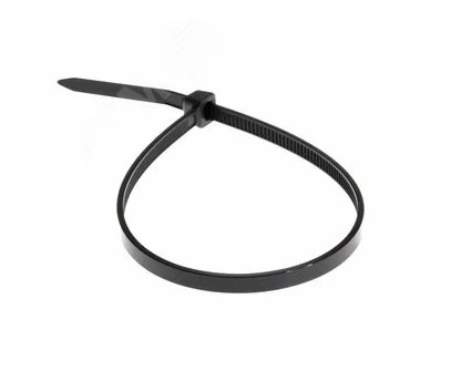 Хомуты-стяжки 200х3.6 мм AIRLINE кабельные нейлон (пластик) черные 100 шт