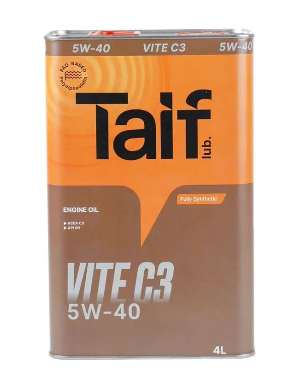 Taif 5W40 VITE 4л SN C3 син.