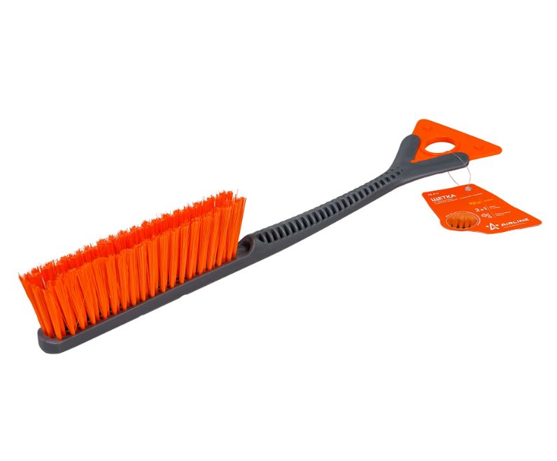 Щетка от снега со скребком AIRLINE 52см с мягкой щетиной AB-R-11