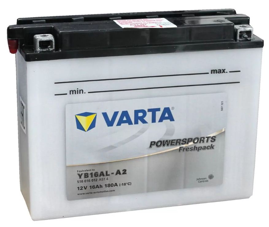 Аккумулятор Varta 51616 FP 16а/ч