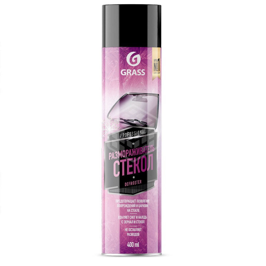 Размораживатель стекол GRASS 400мл аэроззоль 110539