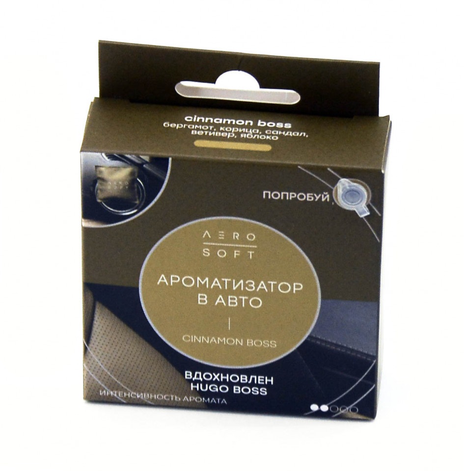 Ароматизатор  AERO SOFT 2  Cinnamon Boss мешочек 15гр