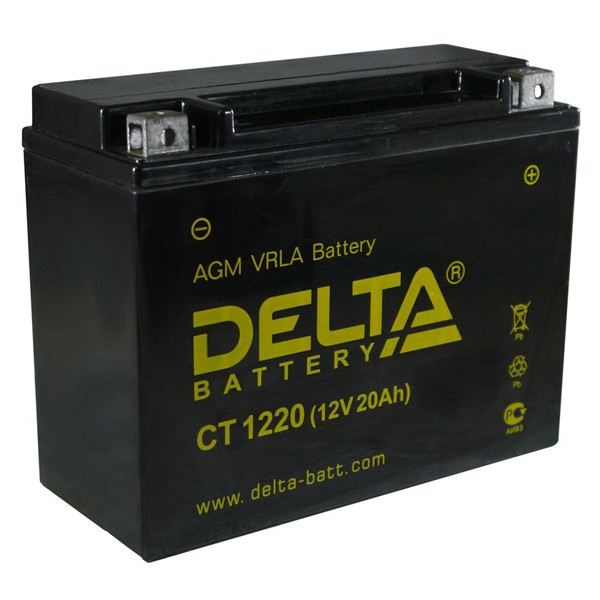 Аккумулятор 6 MTC-20 Delta CT 12201 AGM обр.