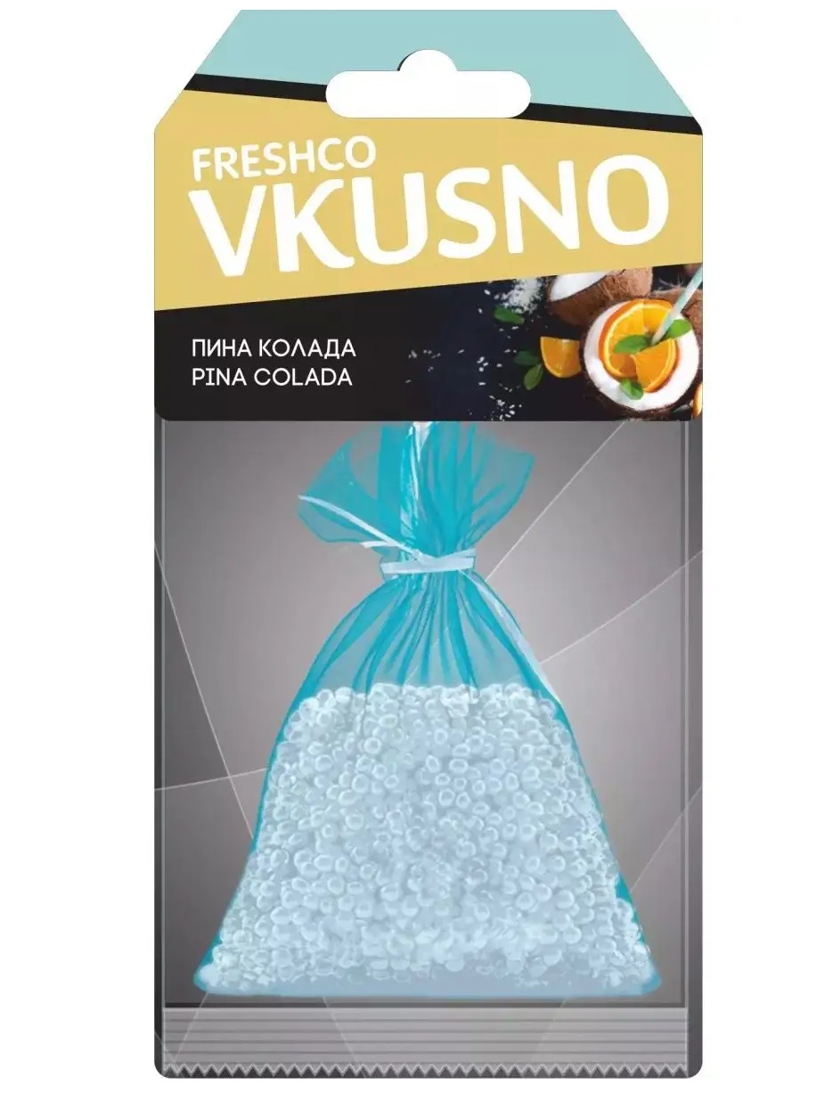Ароматизатор подвесной FRESHCO Vkusno мешочек Пина-колада