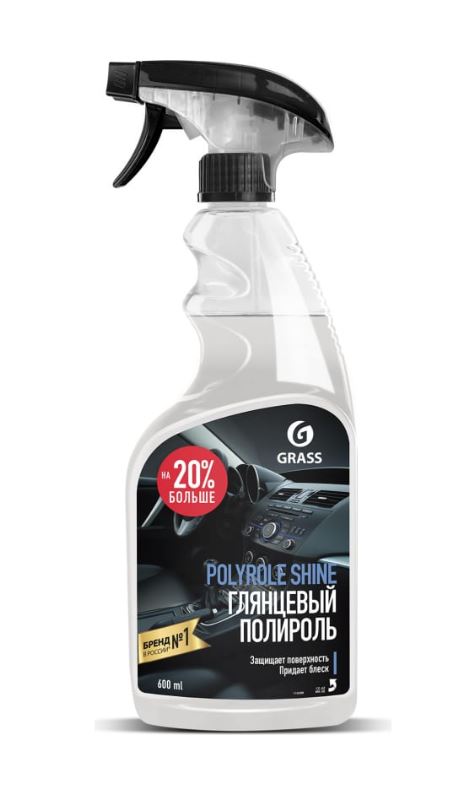 Полироль панели GRASS глянец Polyrole Shine доп. очищение 600мл 110388