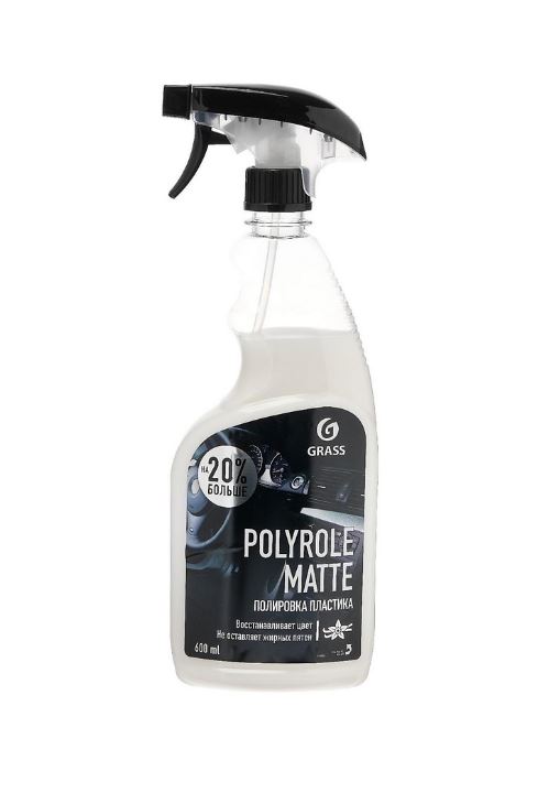 Полироль панели GRASS матовый Polyrole Matte доп. очищение Яблоко 600мл триггер 110426