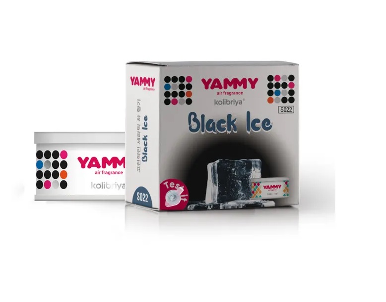 Ароматизатор  YAMMY меловой баночка Black Ice 50г s022