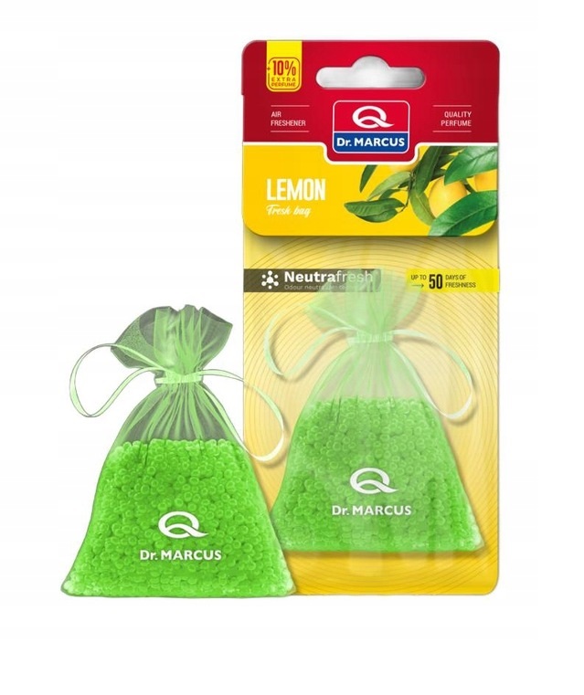 Ароматизатор  DR. MARCUS Fresh Bag Lemon Лимон гелевый универсальный Польша 20гр