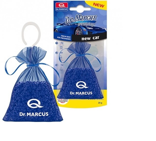 Ароматизатор  DR. MARCUS Fresh Bag New Car Новая машина гелевый универсальный Польша 20гр
