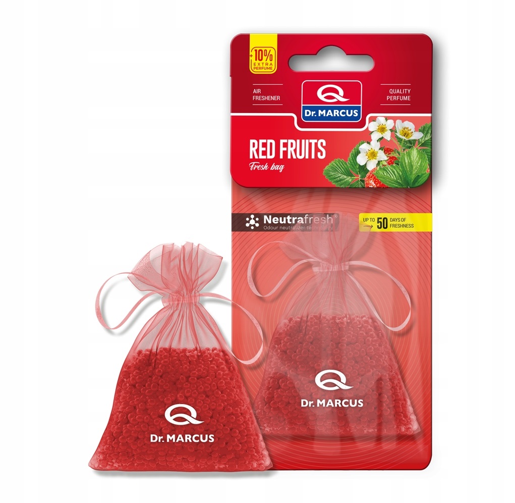 Ароматизатор  DR. MARCUS Fresh Bag Red Fruits Фруктовый гелевый универсальный Польша 50гр