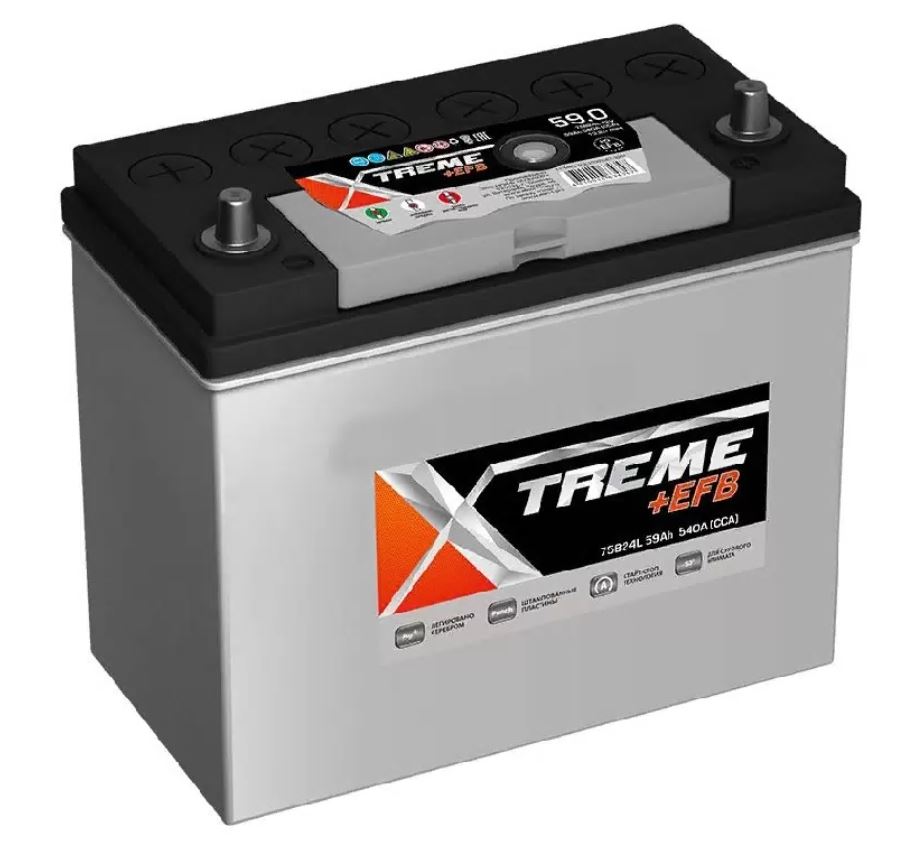 Аккумулятор XTREME Arctic 75B24L 59 обр