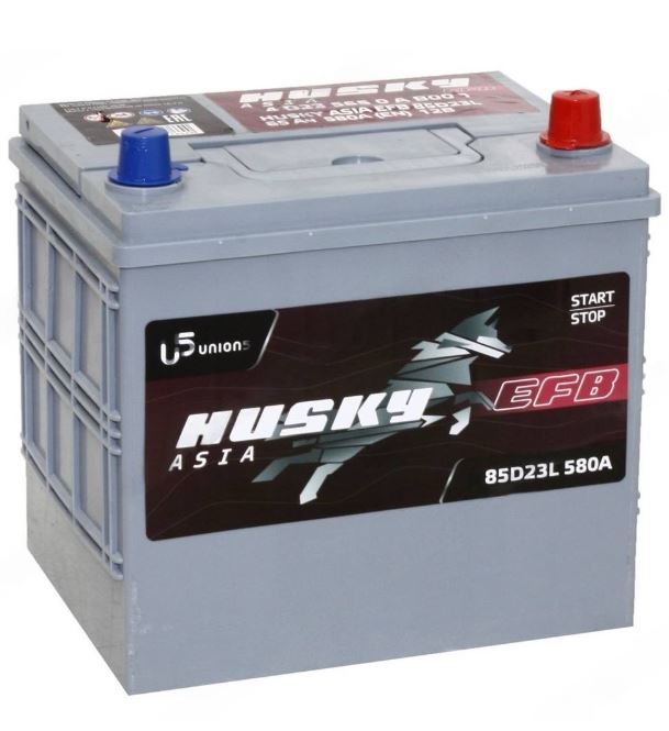 Аккумулятор HUSKY EFB Asia 85D23L (65) обр. п.