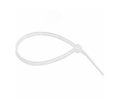 Хомуты-стяжки  200х3.6 мм AIRLINE кабельные нейлон (пластик) Белые компл. 100шт