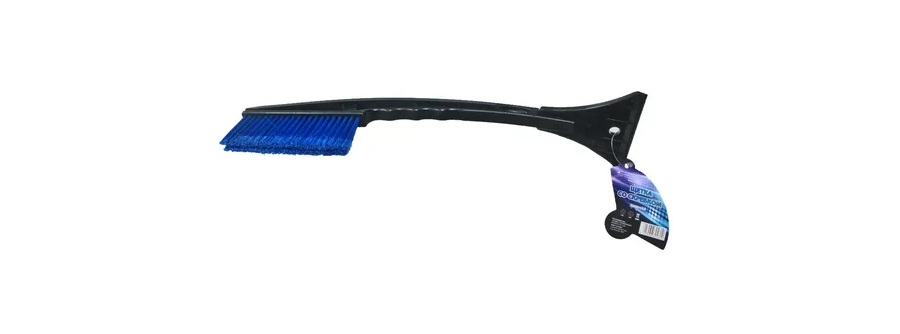 Щетка от снега со скребком KS 44см. синяя KS-44-B
