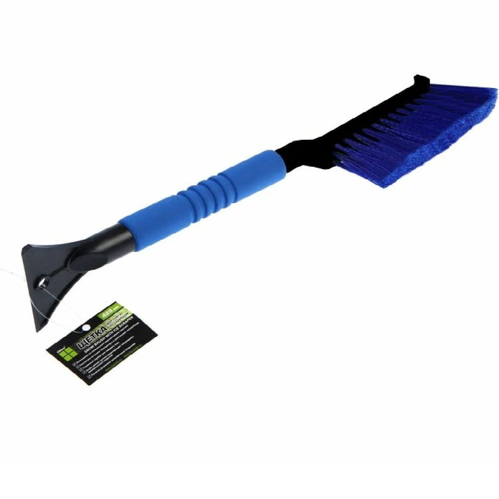 Щетка от снега со скребком AIRLINE 52см с распушенной щетиной