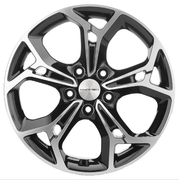 диски KHOMEN KHW1702 (ZV 17 CX-5/Seltos) 7,0xR17 5x114,3 67,1 50 BLACK-FP