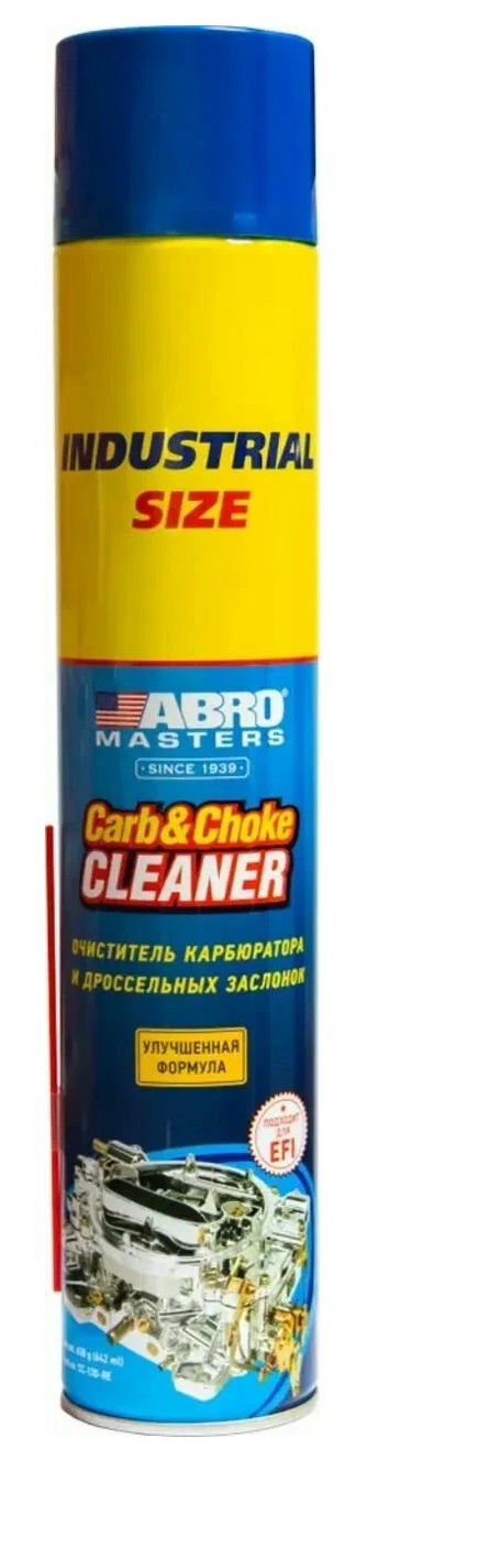 Очиститель карбюратора ABRO MASTERS XXL 630 г CC-130-RE