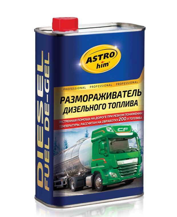 Размораживатель диз.топлива ASTROHIM 1л канистра жестяная AC-193