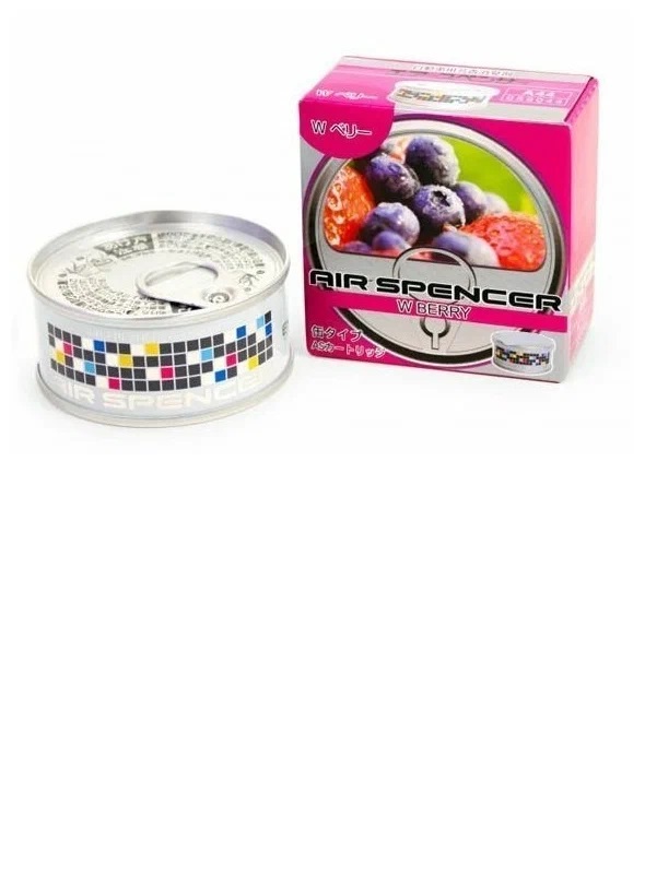 Ароматизатор на панель меловой EIKOSHA SPIRIT REFILL 40гр мет.банка W Berry A-44