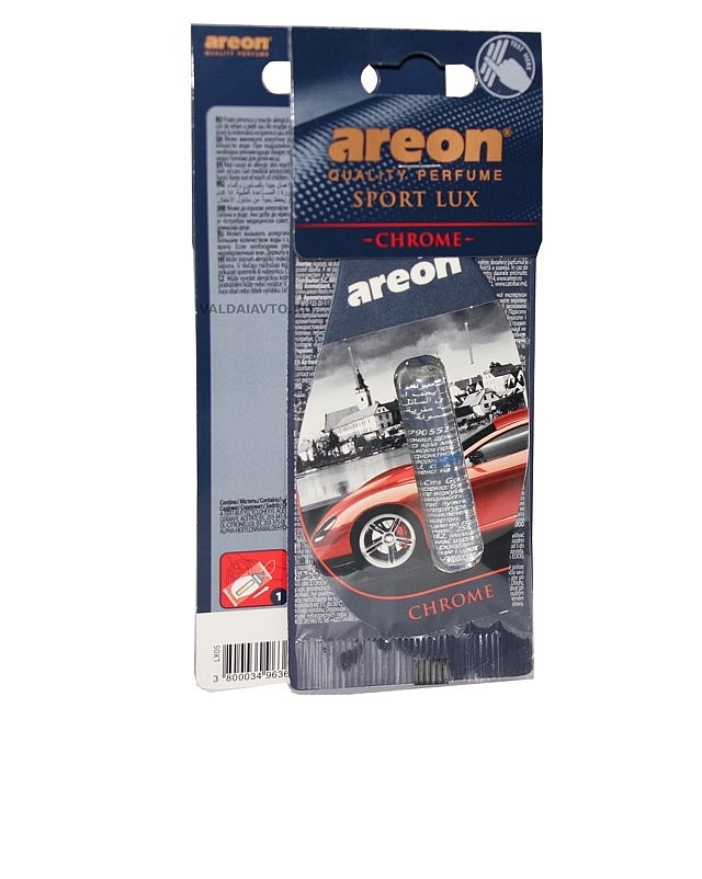 Ароматизатор подвесной гелевый AREON Гель 5мл LUX CHROM