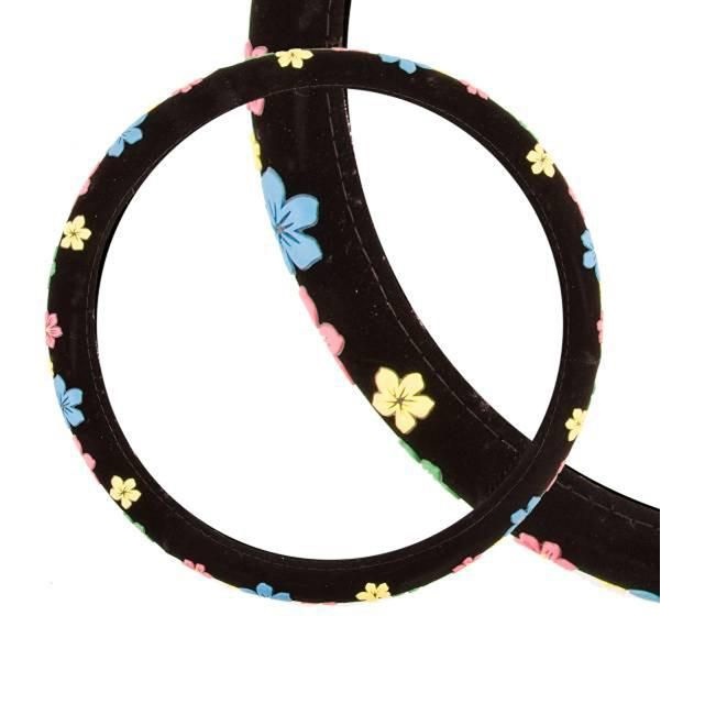 Оплетка SKYWAY вельвет M Glamour- 2 Черная S01106004