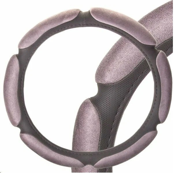 Оплетка SKYWAY замша M Sponge air 6 подушечек Серая S01101064