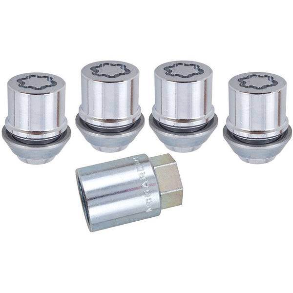 Комплект секретный  TPI  C726448X-2KEY (гайка М14х1,5; 36, конус, 4+2 ключа, хром)