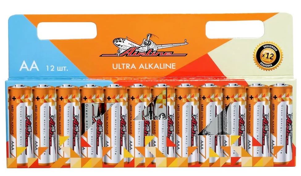 Батарейка AIRLINE LR06 AA AA-12